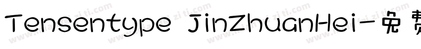 Tensentype JinZhuanHei字体转换